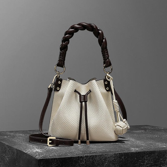 Water Bucket Bag for Womens Crossbody Leather Bag - Memoo.com